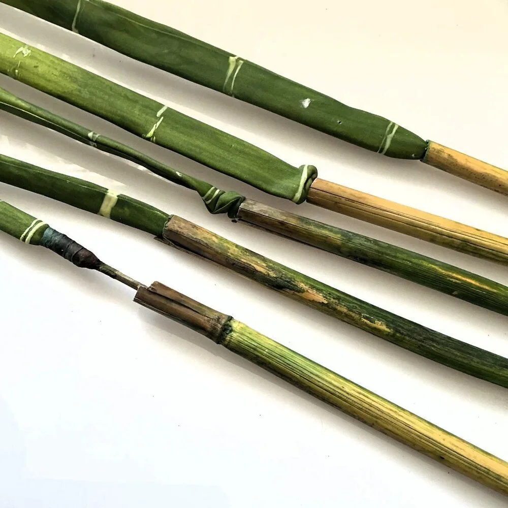 BAMBOO WITH DETACABLE POLES TALL CRAFT DIY BUNDLE ARTIFICAL (FLAWS)